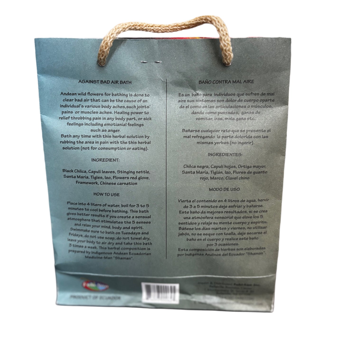 Banos contra el mar aire/ Bayh mix against bad air- 2oz(60g)