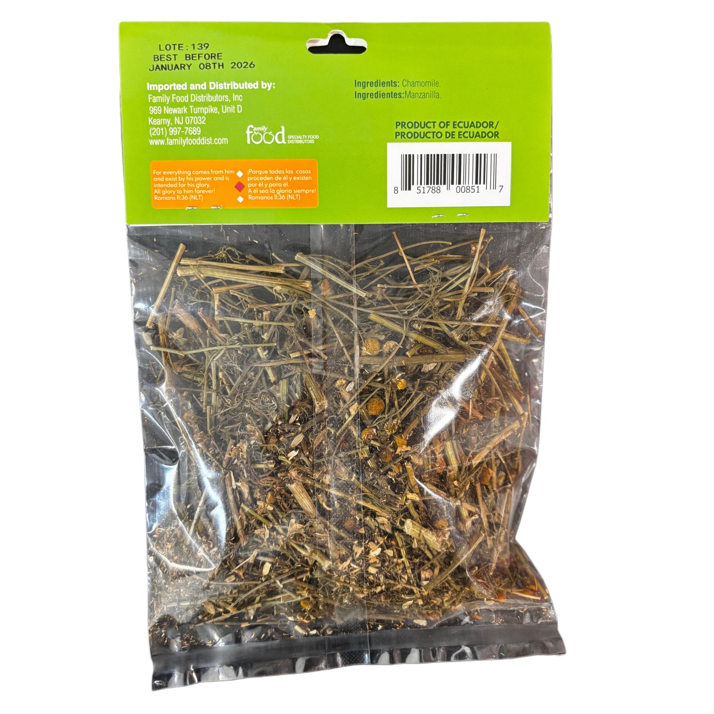 Manzanilla/Chamomile- 1.1 oz (30g)