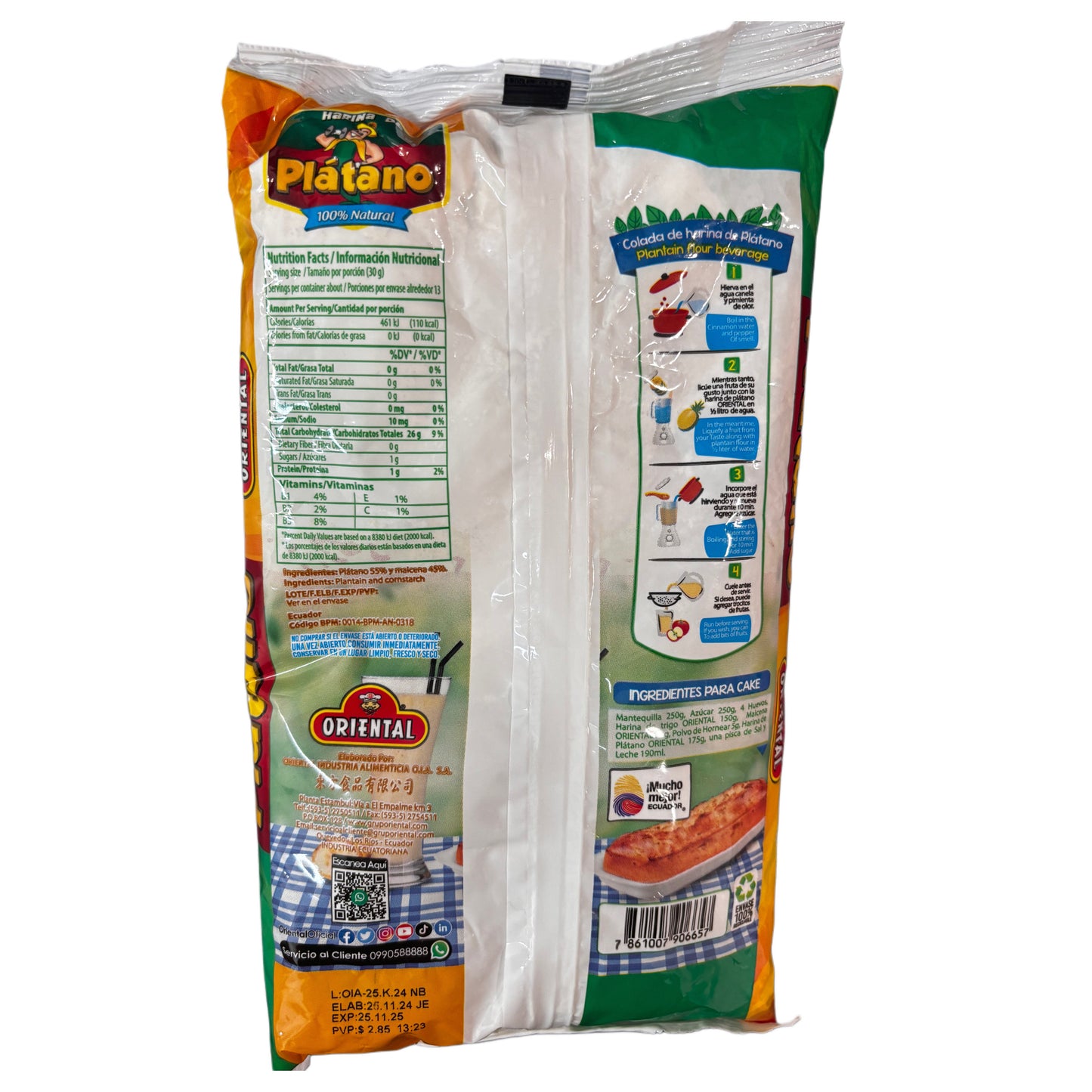 Oriental Harina De Platano- 14.1 oz (400 g)