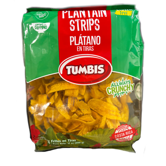 Platano En Tiras/ Plantain Strips- 12 oz (350 g)