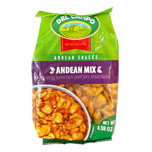 Del Campo Andean Mix/ Crunchy native corn, giant corn, broad beans mix- 4.59 oz (130 g)