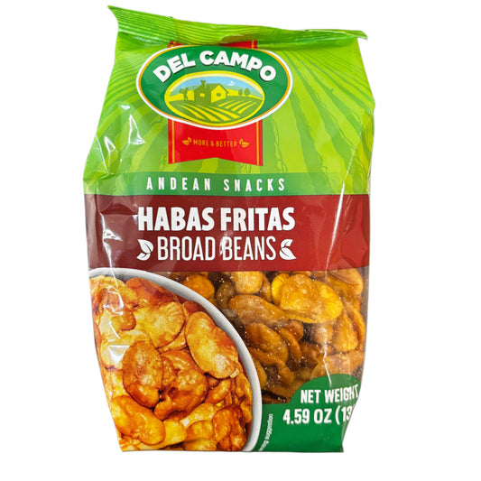 Del Campo Habas Fritas/ Broad Beans- 4.59 oz (130 g)