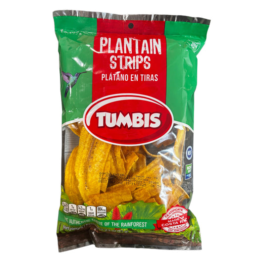 Platano En Tiras/ Plantain Strips- 2.5 oz (71 g)